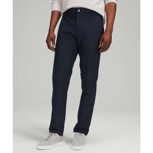 Lululemon Commission Pant Classic Fit Warpstreme In True Navy Size 36